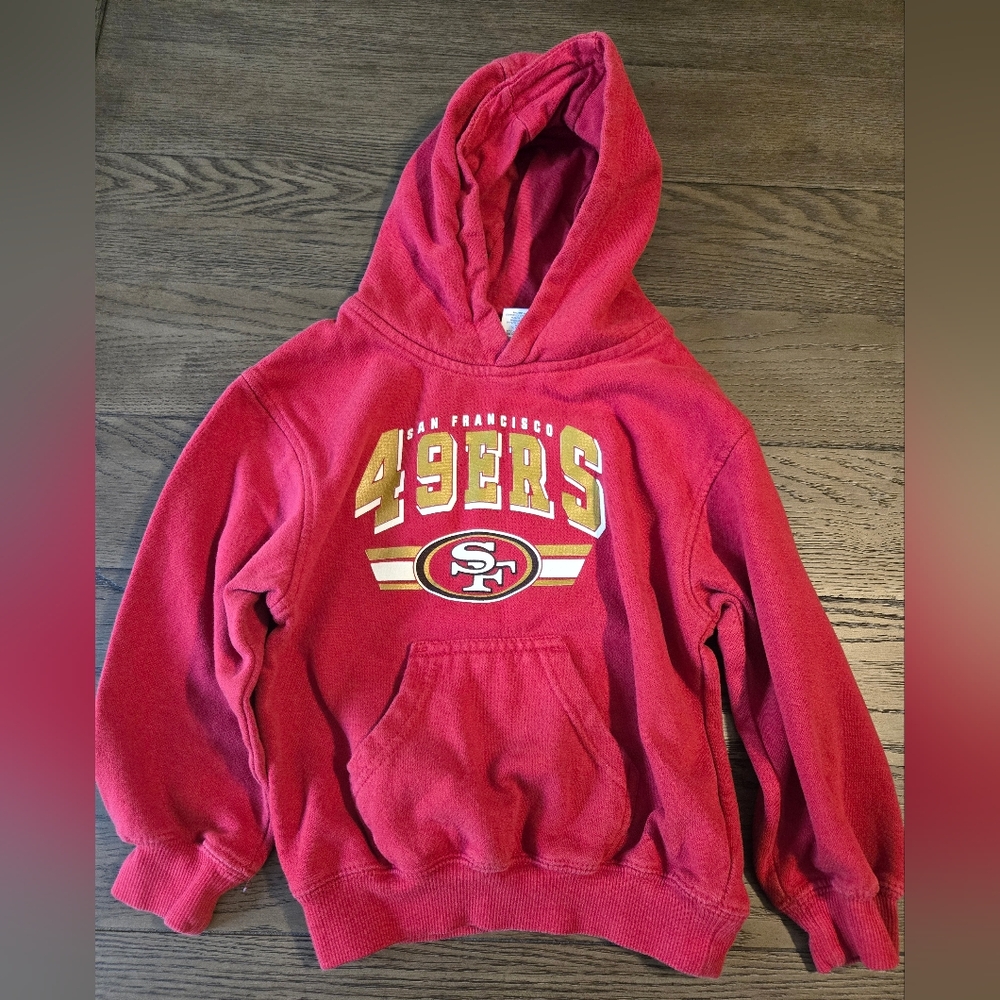 Boys 49ers Hoodie Size 5/6